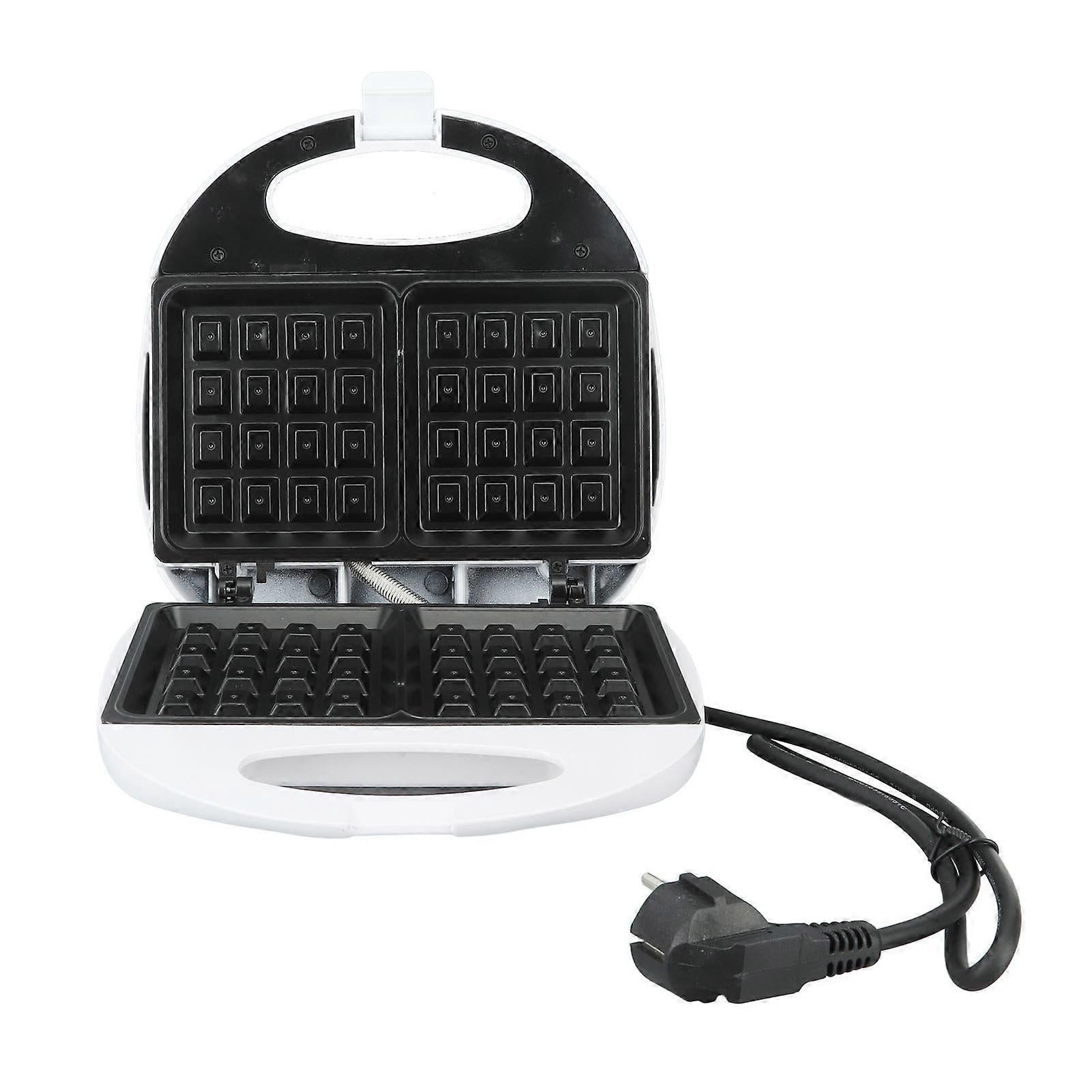 750W Mini Waffle Maker - Nonstick Aluminum Alloy Waffle Iron for Breakfast, Easy to Use - Image 2
