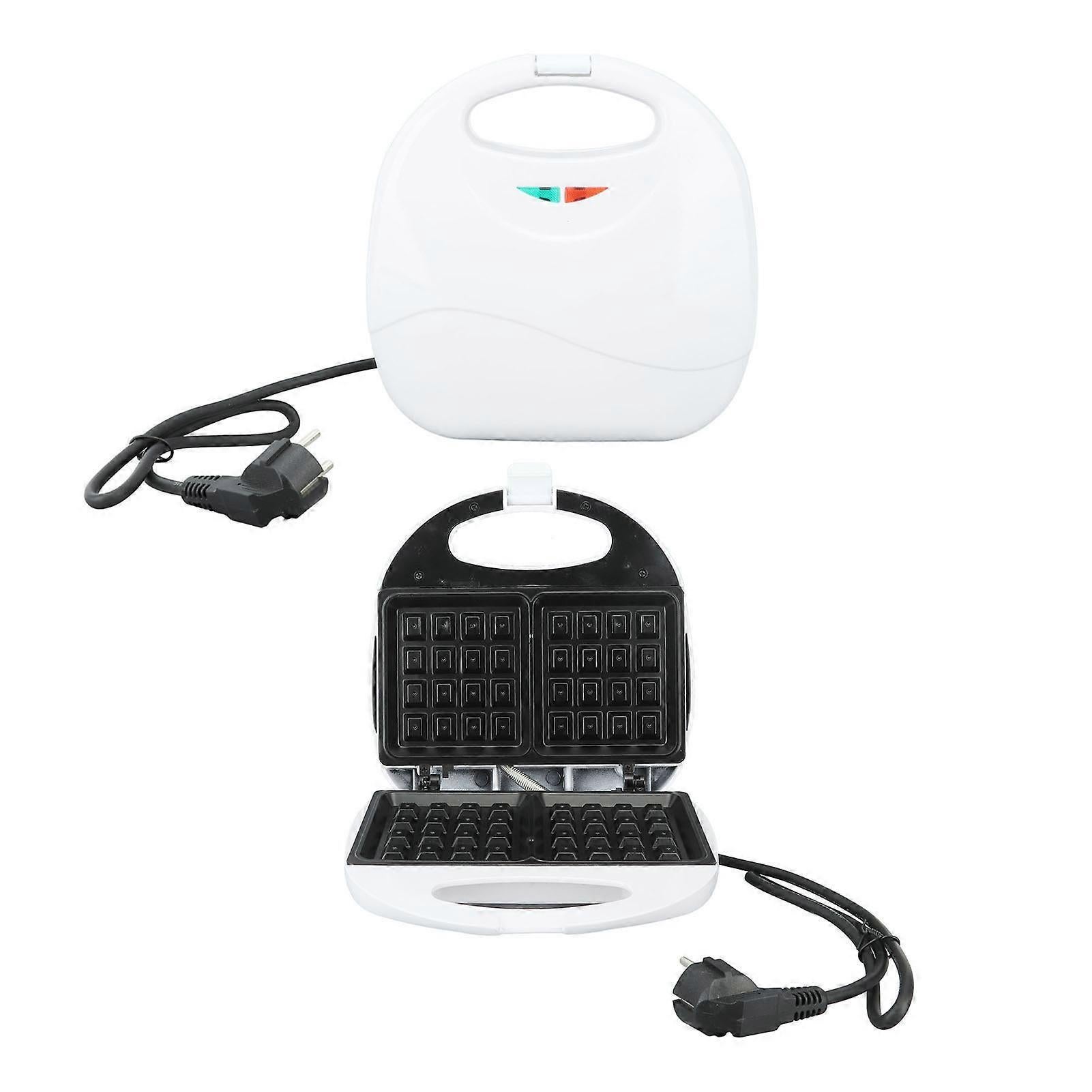 750W Mini Waffle Maker - Nonstick Aluminum Alloy Waffle Iron for Breakfast, Easy to Use - Image 3
