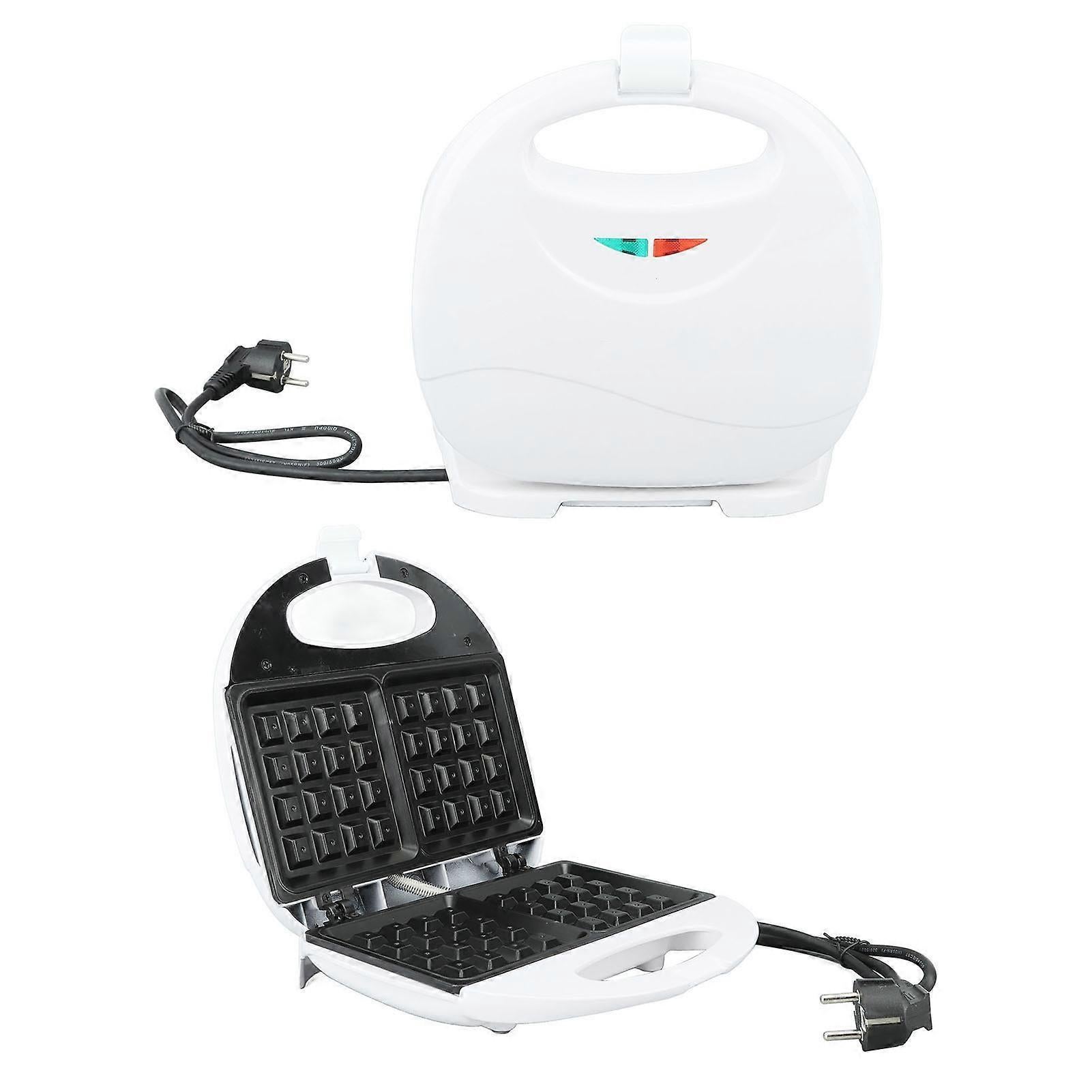 750W Mini Waffle Maker - Nonstick Aluminum Alloy Waffle Iron for Breakfast, Easy to Use - Image 4