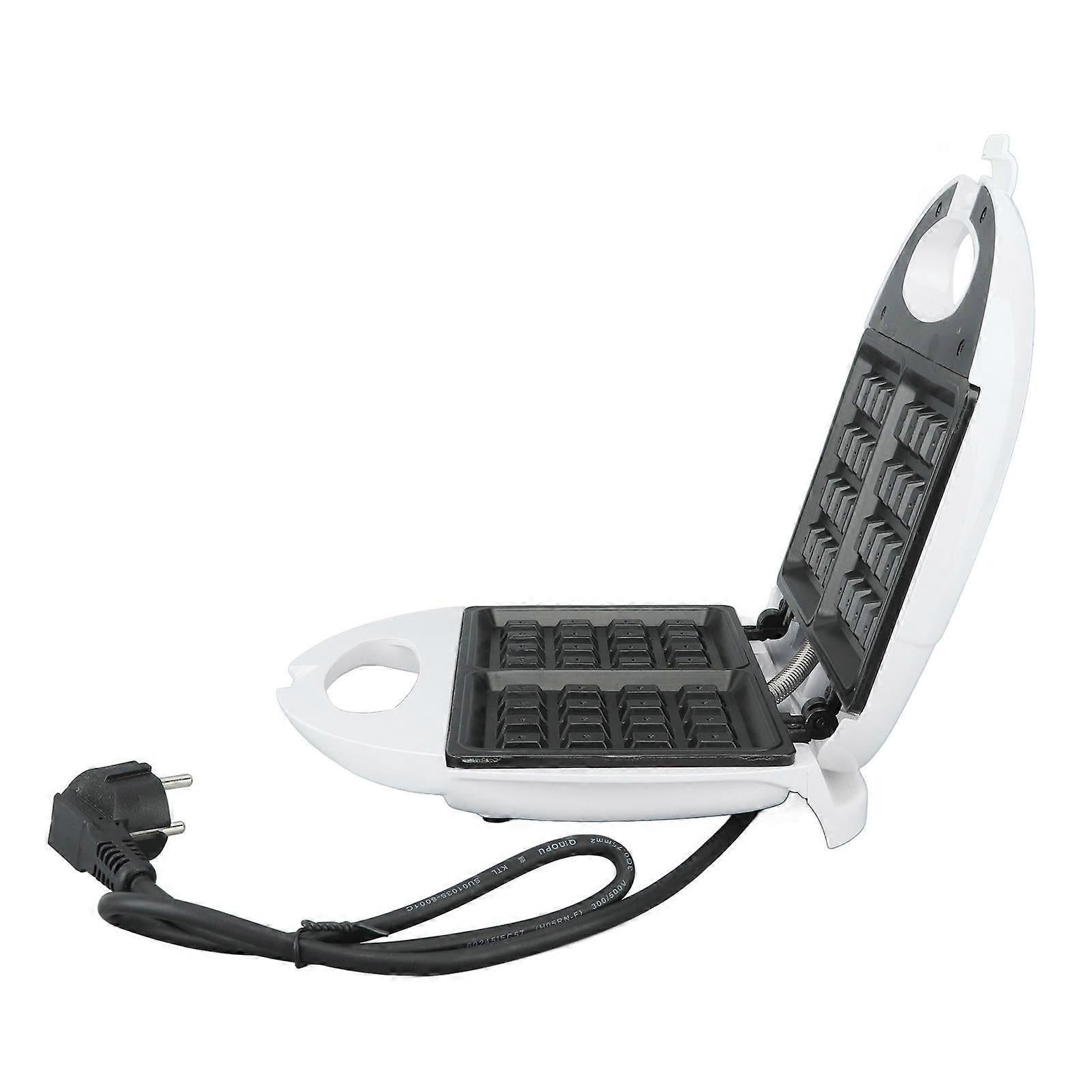 750W Mini Waffle Maker - Nonstick Aluminum Alloy Waffle Iron for Breakfast, Easy to Use - Image 5