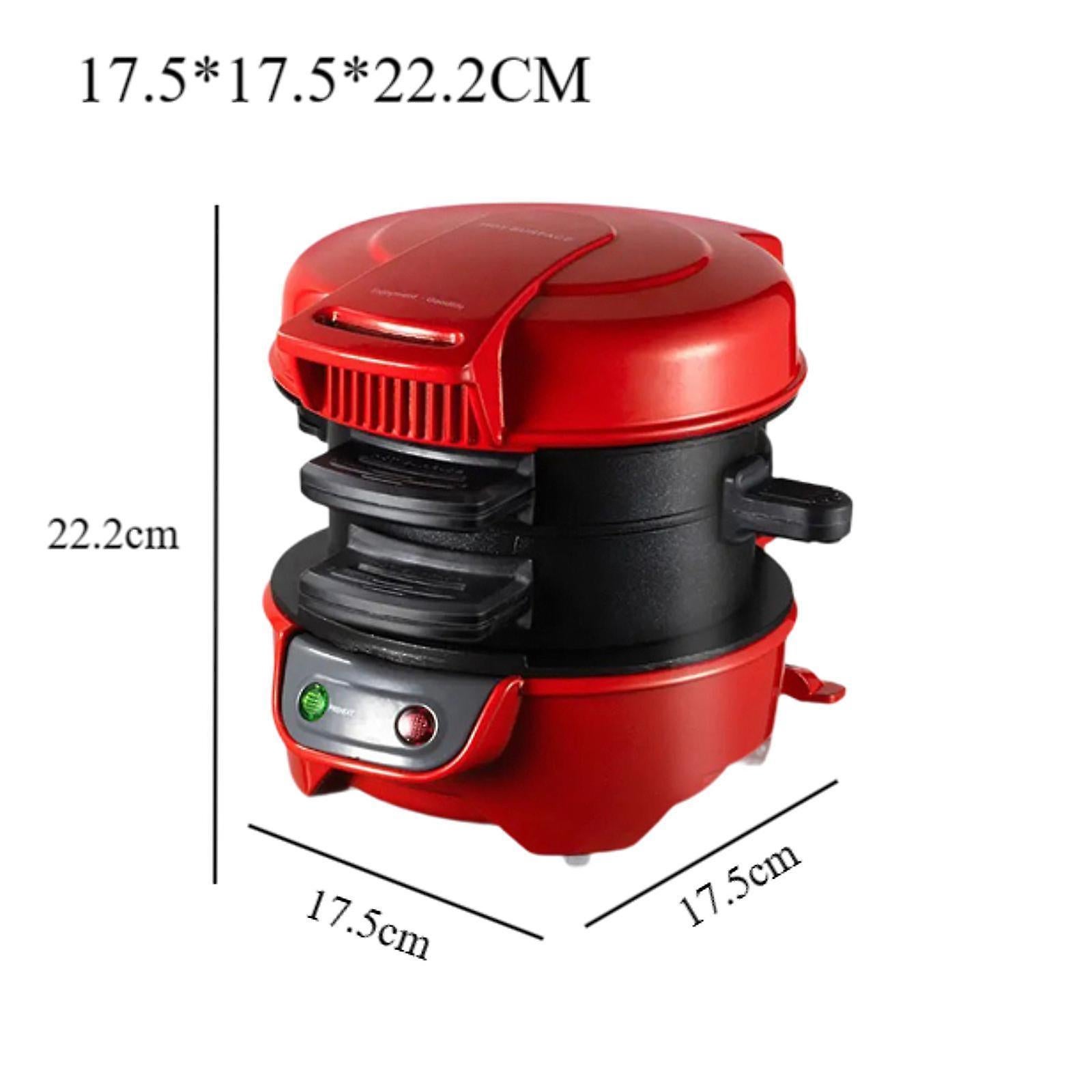 Mini Sandwich & Waffle Maker - Easy to Clean Plates, Also for Burgers and Breakfast Cakes - Image 2