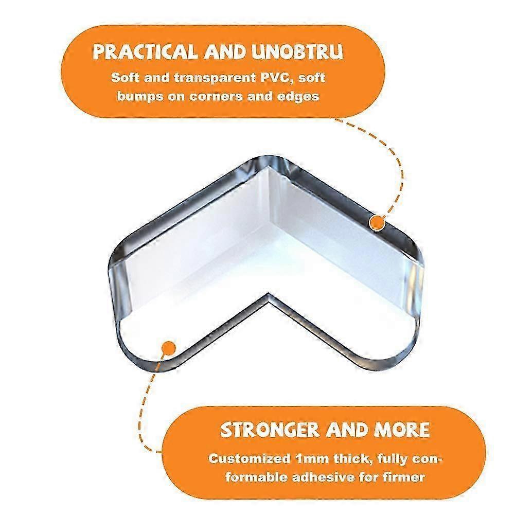 5pcs Soft Transparent Table Corner Protectors - Babies security Furniture Guards, Odorless Material - Image 3