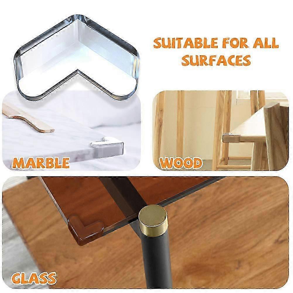 5pcs Soft Transparent Table Corner Protectors - Babies security Furniture Guards, Odorless Material - Image 5