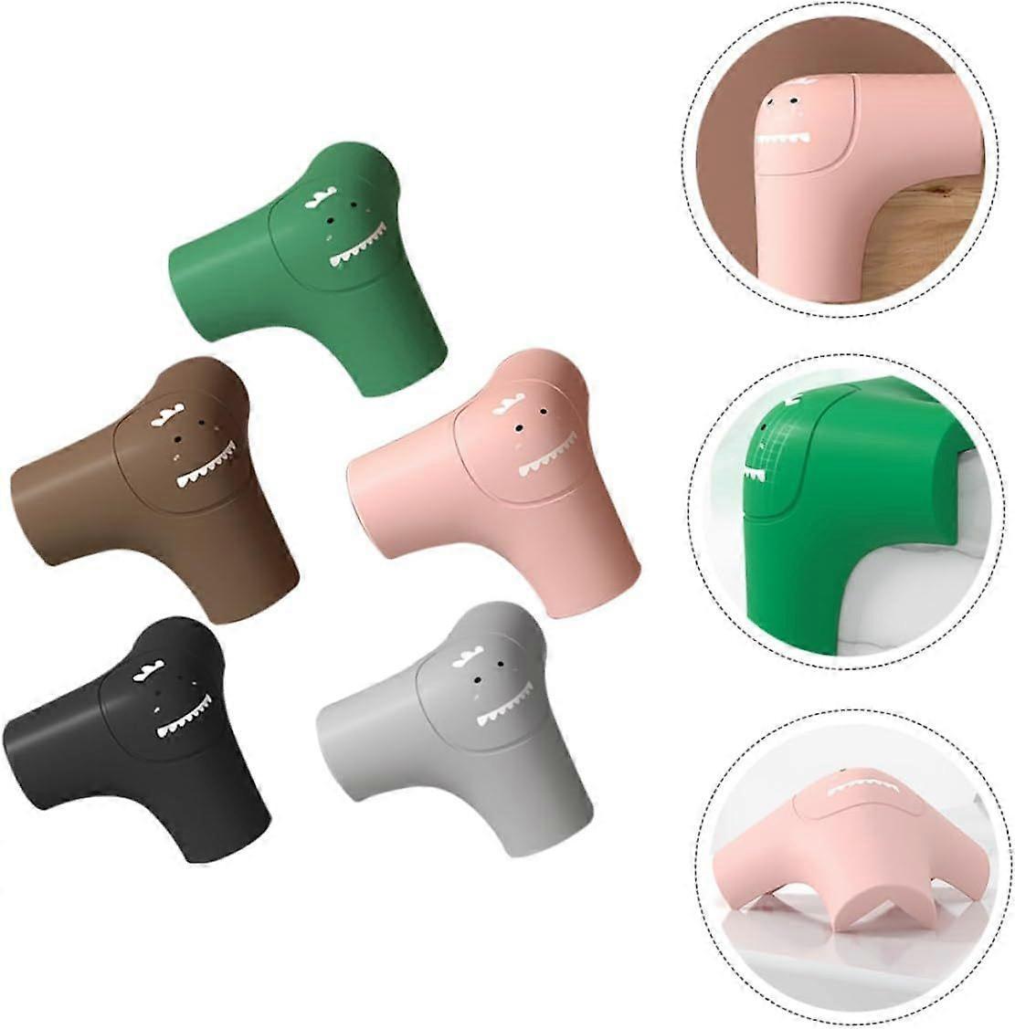 5pcs Cartoon Silicone Table Corner Protectors - Anti-Collision Babies Corner Guards - Image 2