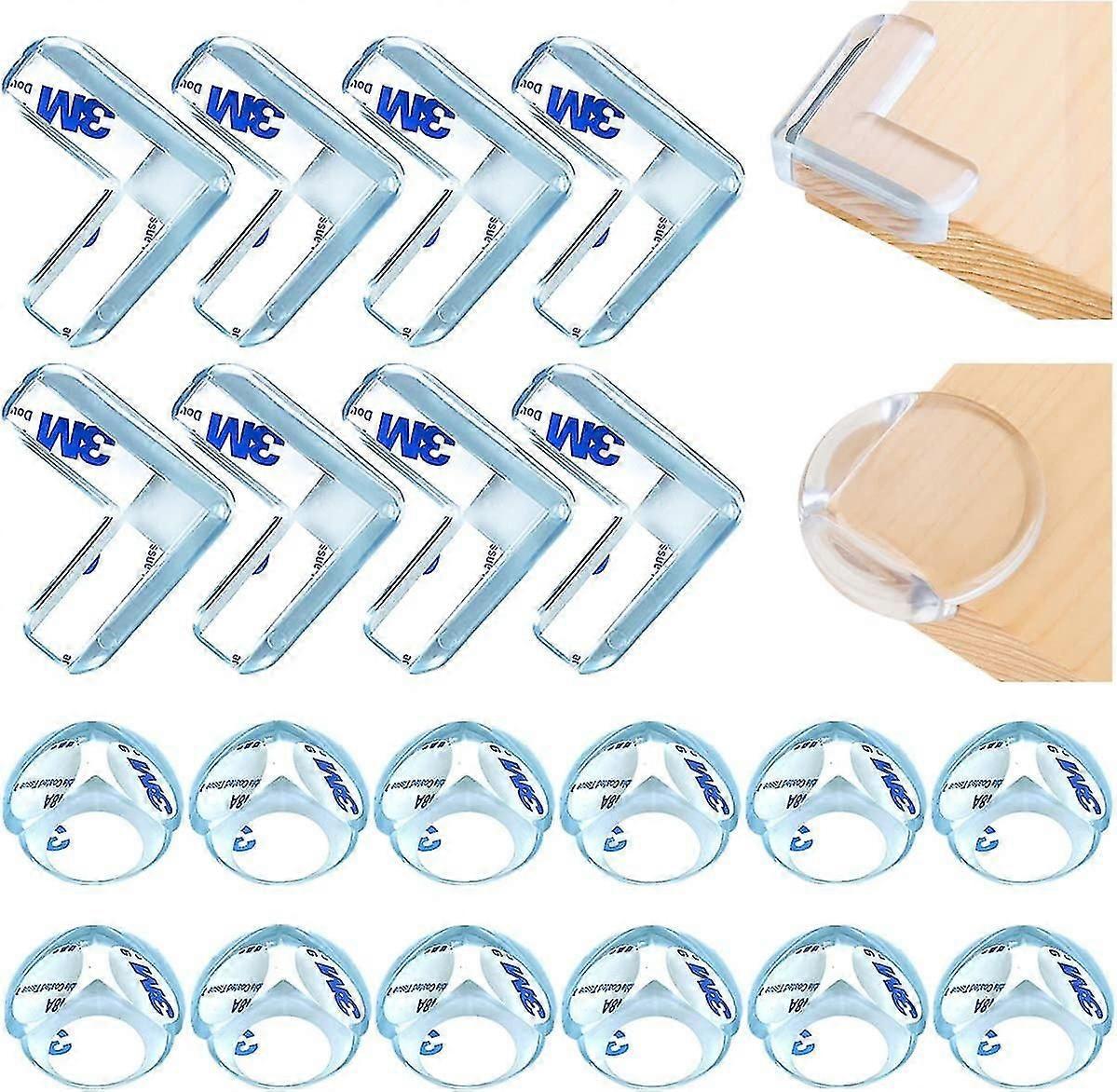 20pcs Table Corner Protectors - Clear Shockproof Babies Furniture Edge Guards for Home security - Image 1