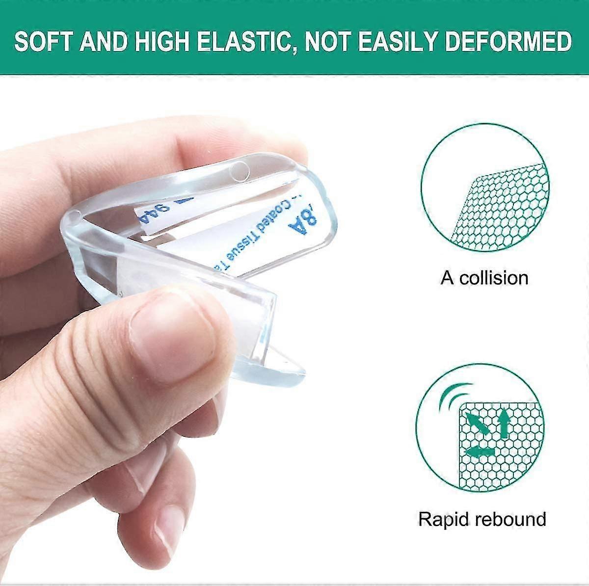 20pcs Table Corner Protectors - Clear Shockproof Babies Furniture Edge Guards for Home security - Image 5