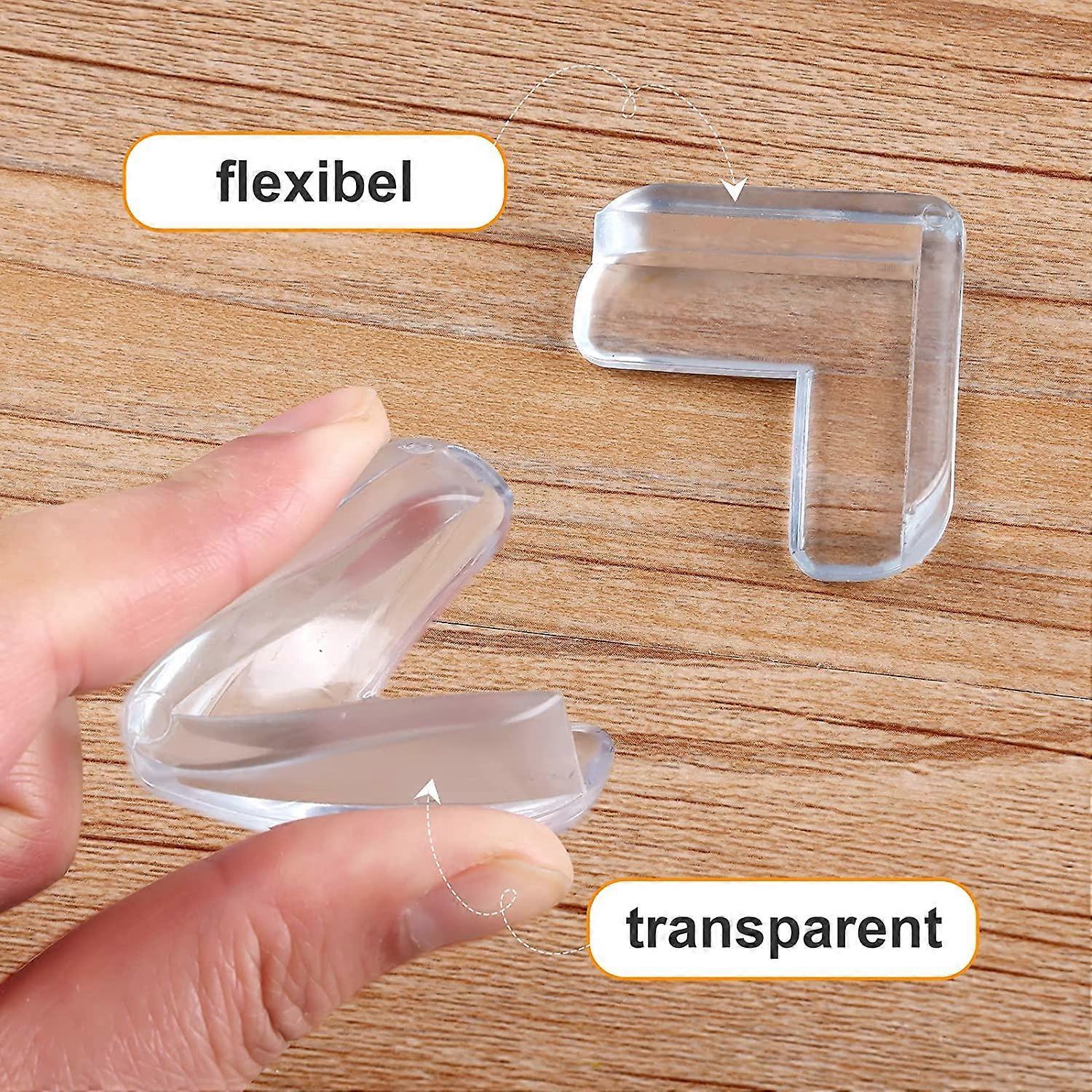 20pcs Transparent Babies Table Corner Protectors - Thickened Furniture Guards for Babies - Image 3