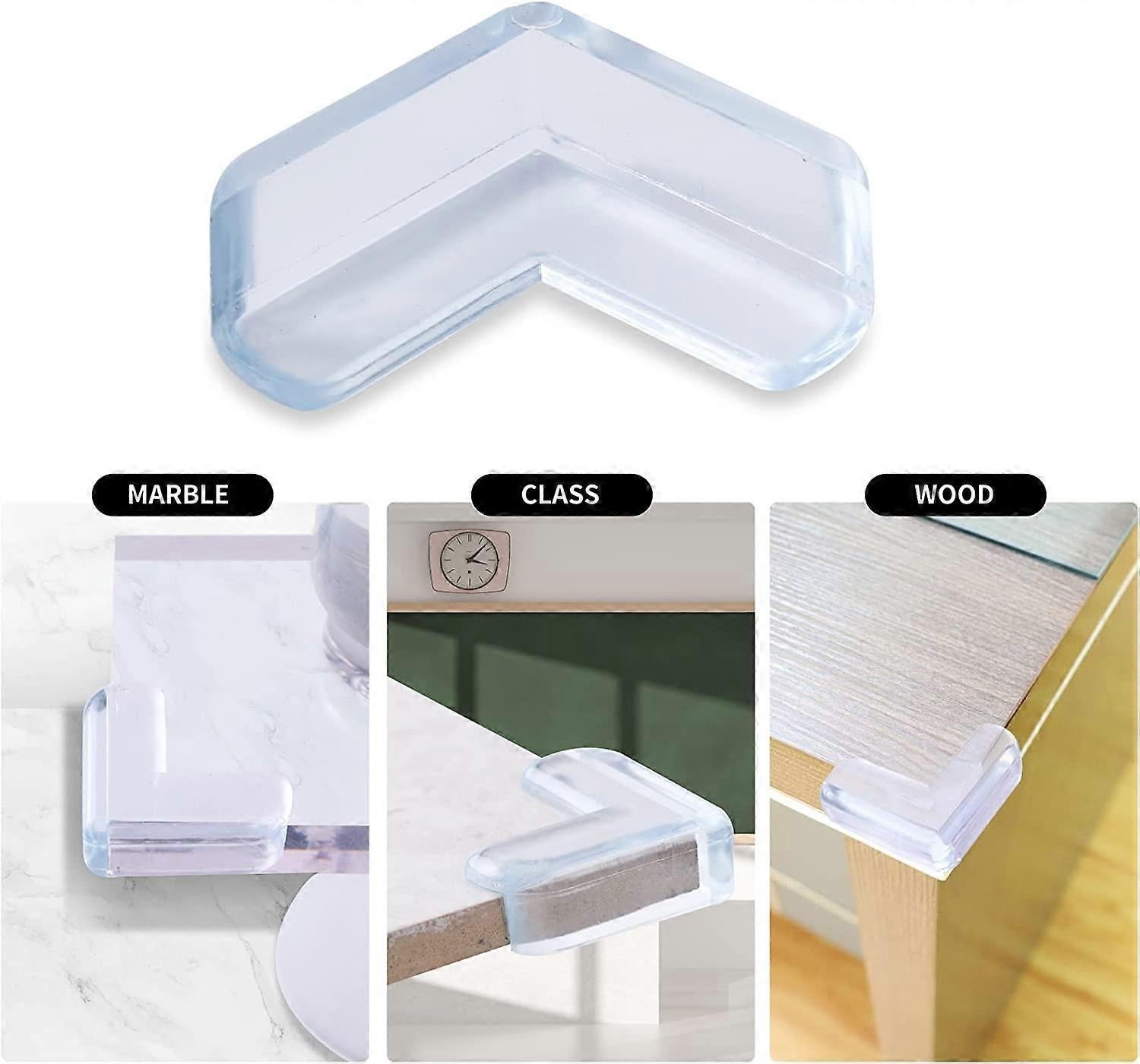 20pcs Transparent Babies Table Corner Protectors - Thickened Furniture Guards for Babies - Image 5