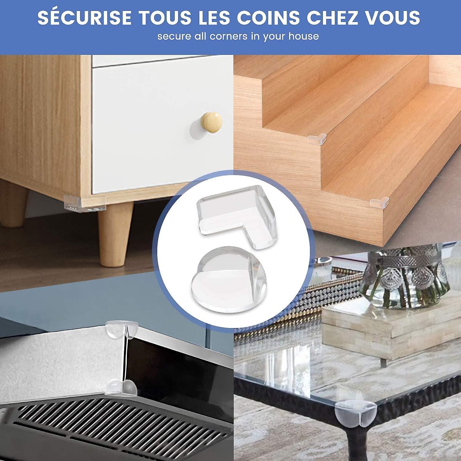 16pcs Transparent Table & Furniture Corner Protectors - Clear Babies Edge Guards - Image 2