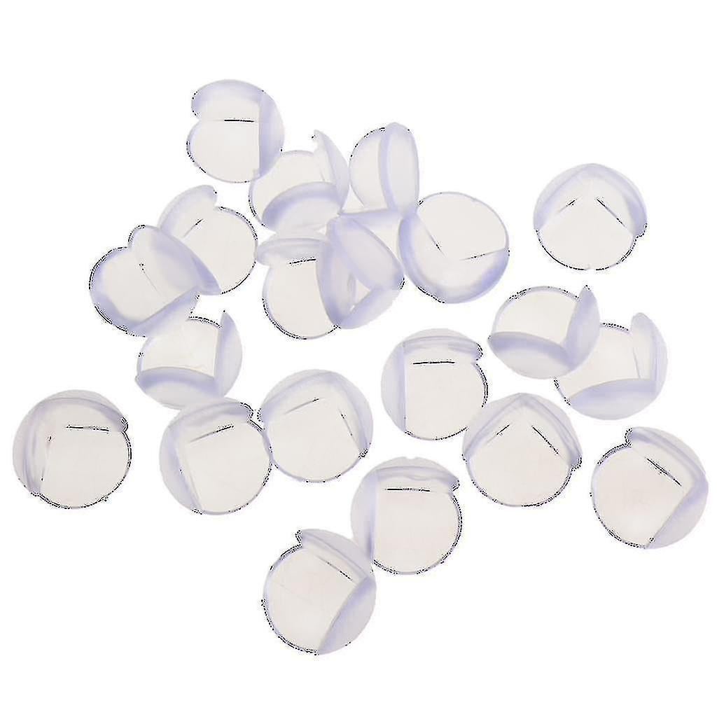 20pcs Silicone Corner Edge Protectors - Transparent Shockproof Babies Table Guards - Image 1