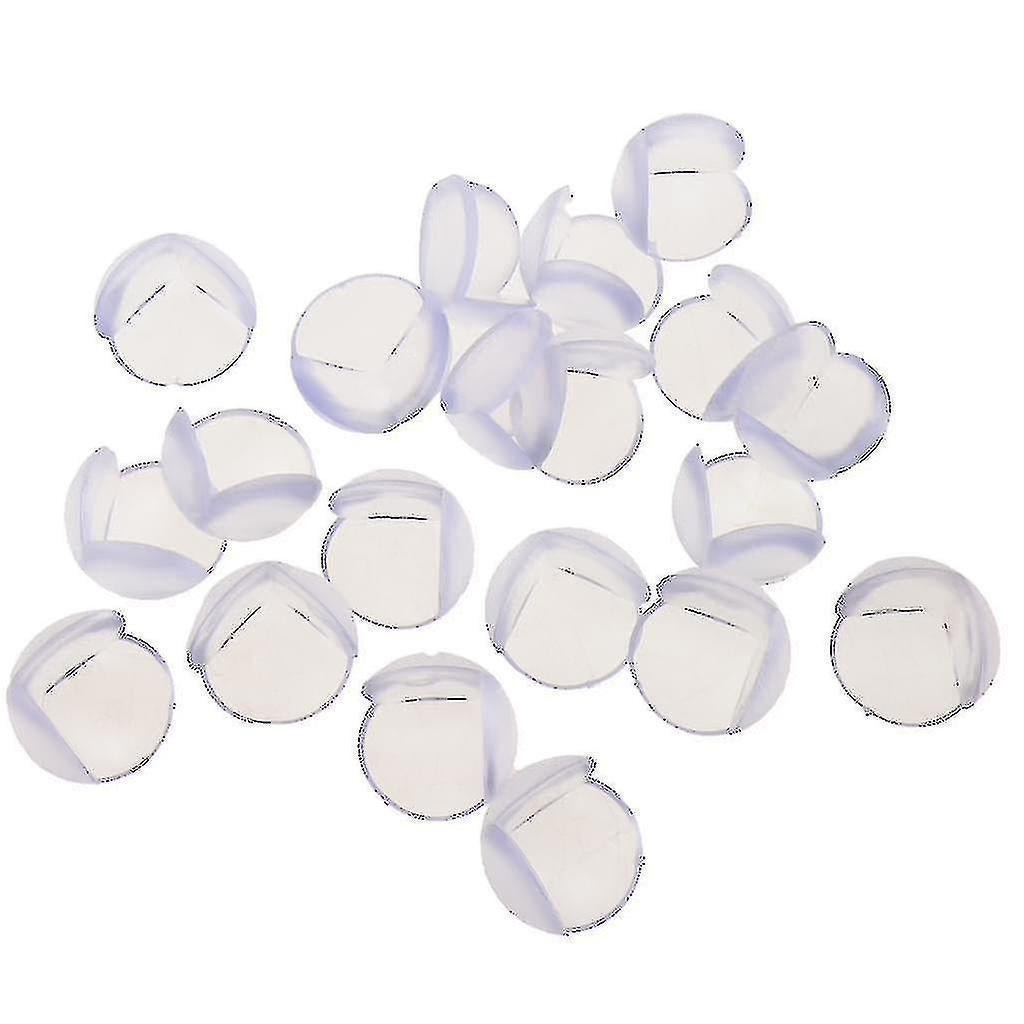 20pcs Silicone Corner Edge Protectors - Transparent Shockproof Babies Table Guards - Image 2