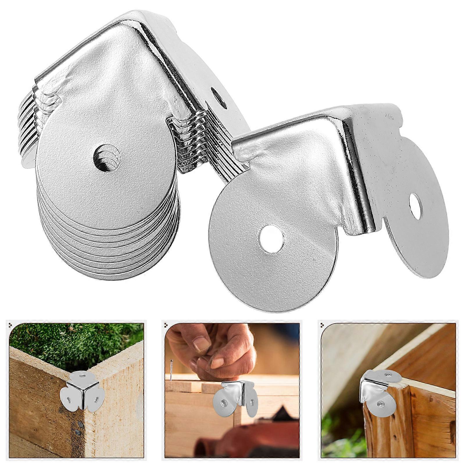 10pcs Metal Box Corner Protectors - Loudspeaker & Cabinet Corner Guards, Angle Cover - Image 3