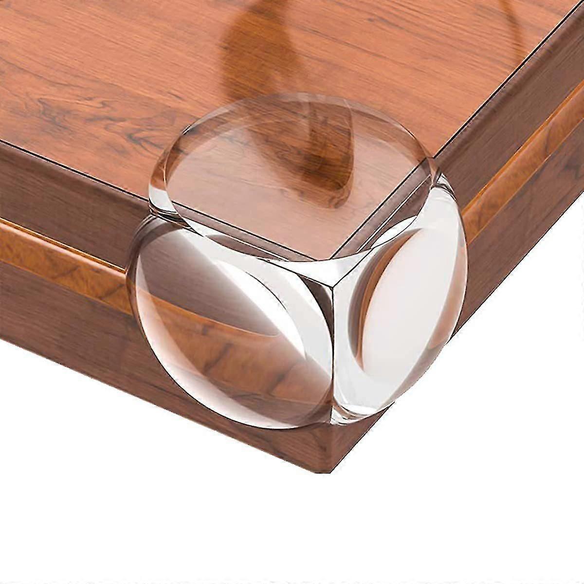 12pcs Clear Table Corner Protectors - Transparent Babies Proofing Furniture Edge Guards - Image 1