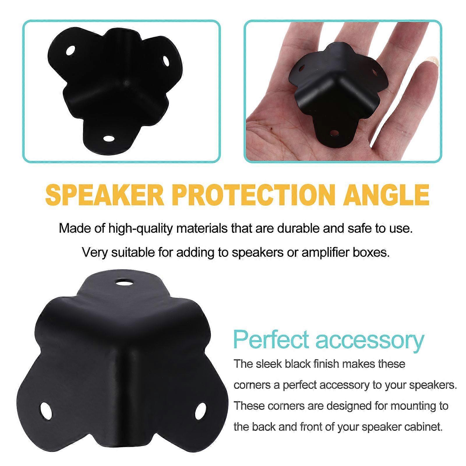 16pcs Metal Speaker Corner Protectors - Rounded Cabinet Box Edge Guards - Image 2