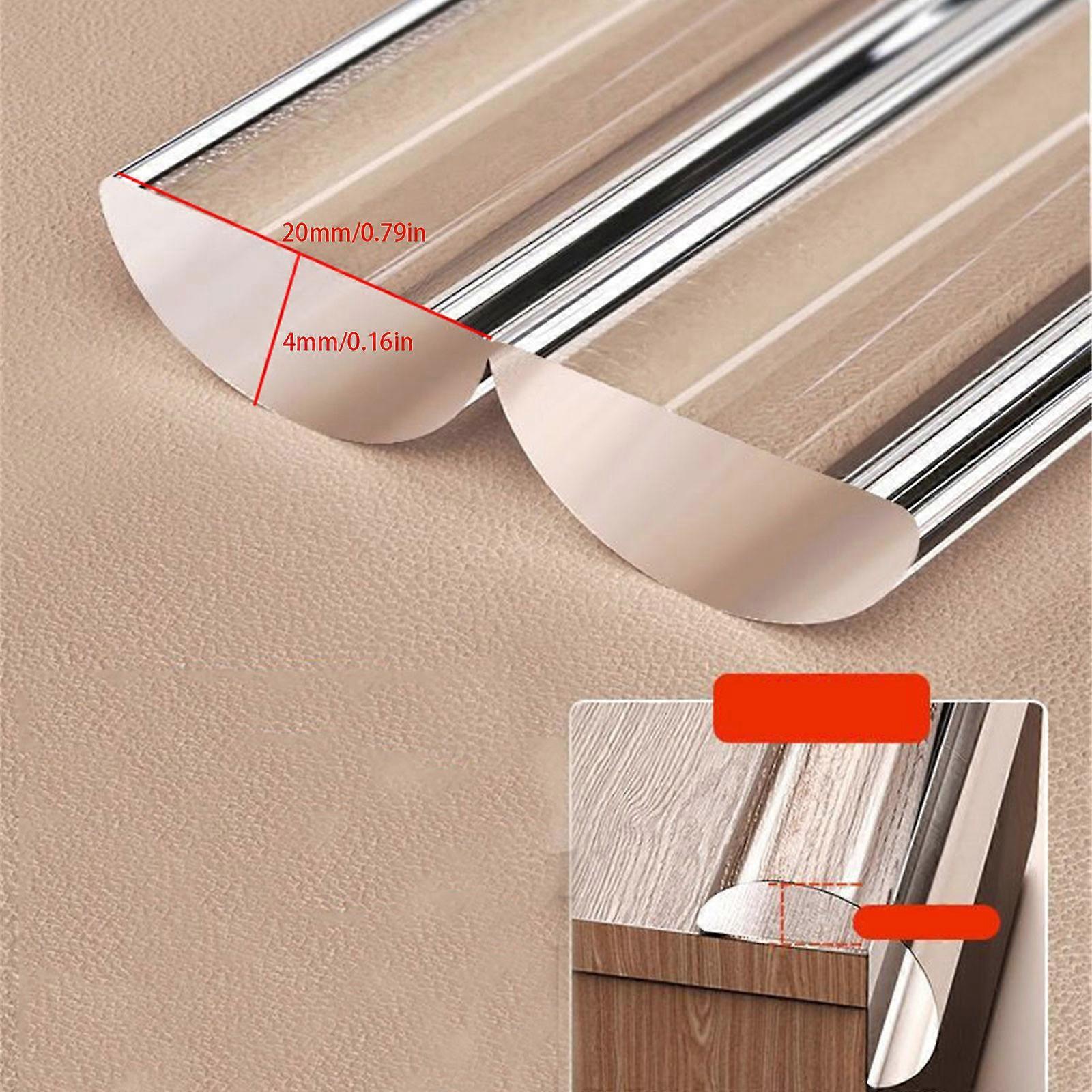 2M Shock Absorbing Corner Protectors - Clear Self-Adhesive security Edge Guard Strip - Image 3