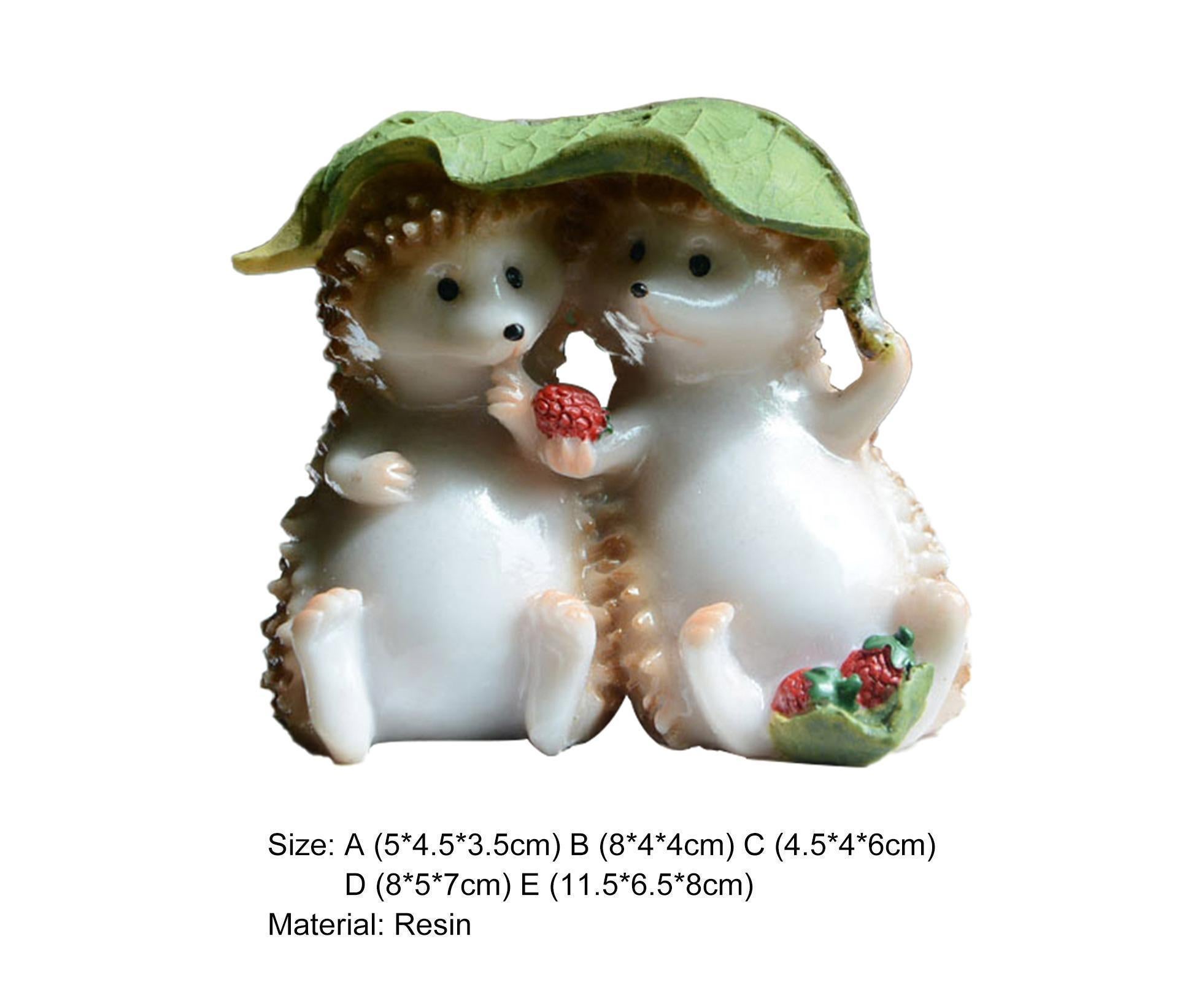 Garden Hedgehog Figurine-Resin - Image 4