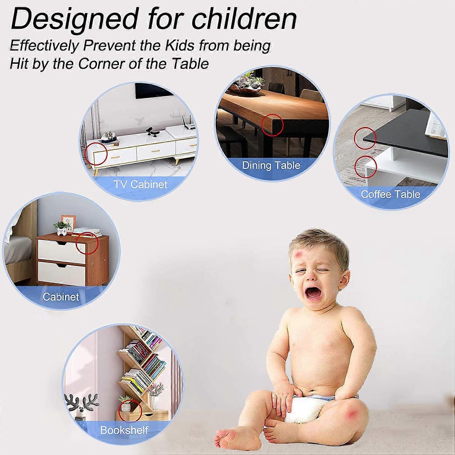 20pcs Babies Corner Guards - Babies security Furniture Corner Protectors for Table and Desk - Image 3