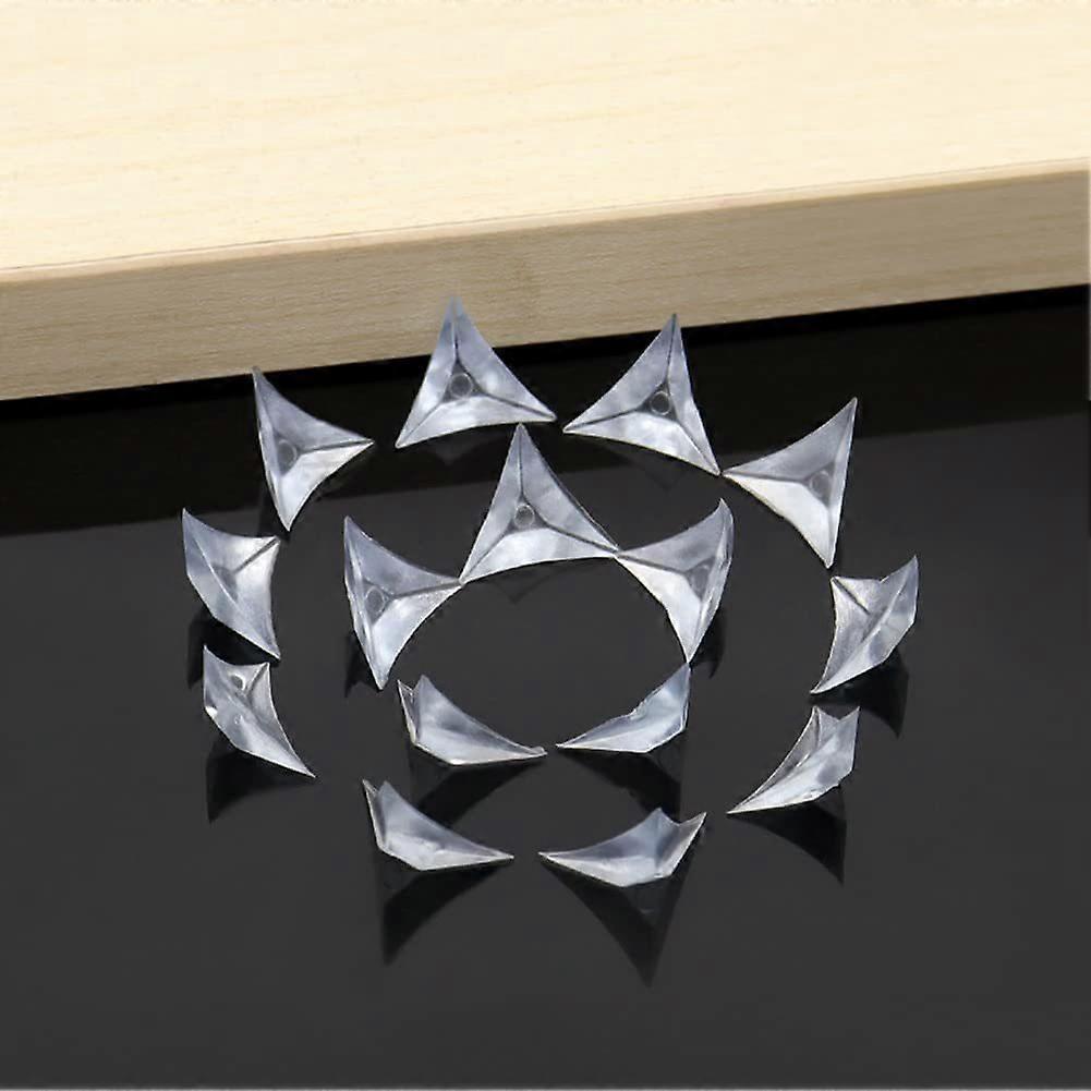 100pcs Triangle Clear Anti-Dust Corner Protectors - Decorative Edge Guards for Drawers - Image 4