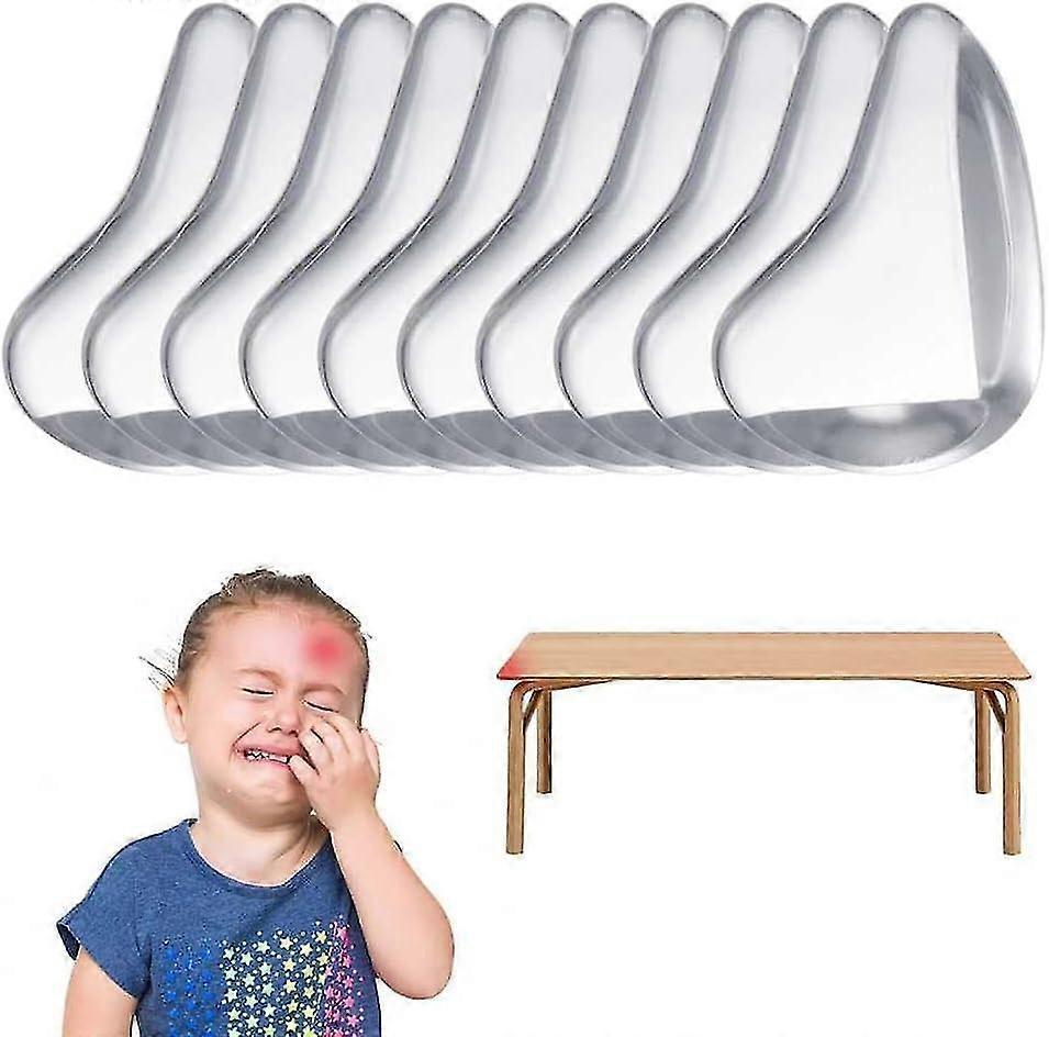 10pcs Table Corner Protectors - PVC Babies Proofing Guards for Furniture Edge Protection - Image 1