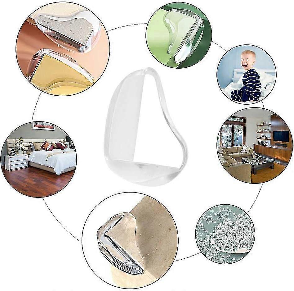 10pcs Table Corner Protectors - PVC Babies Proofing Guards for Furniture Edge Protection - Image 4