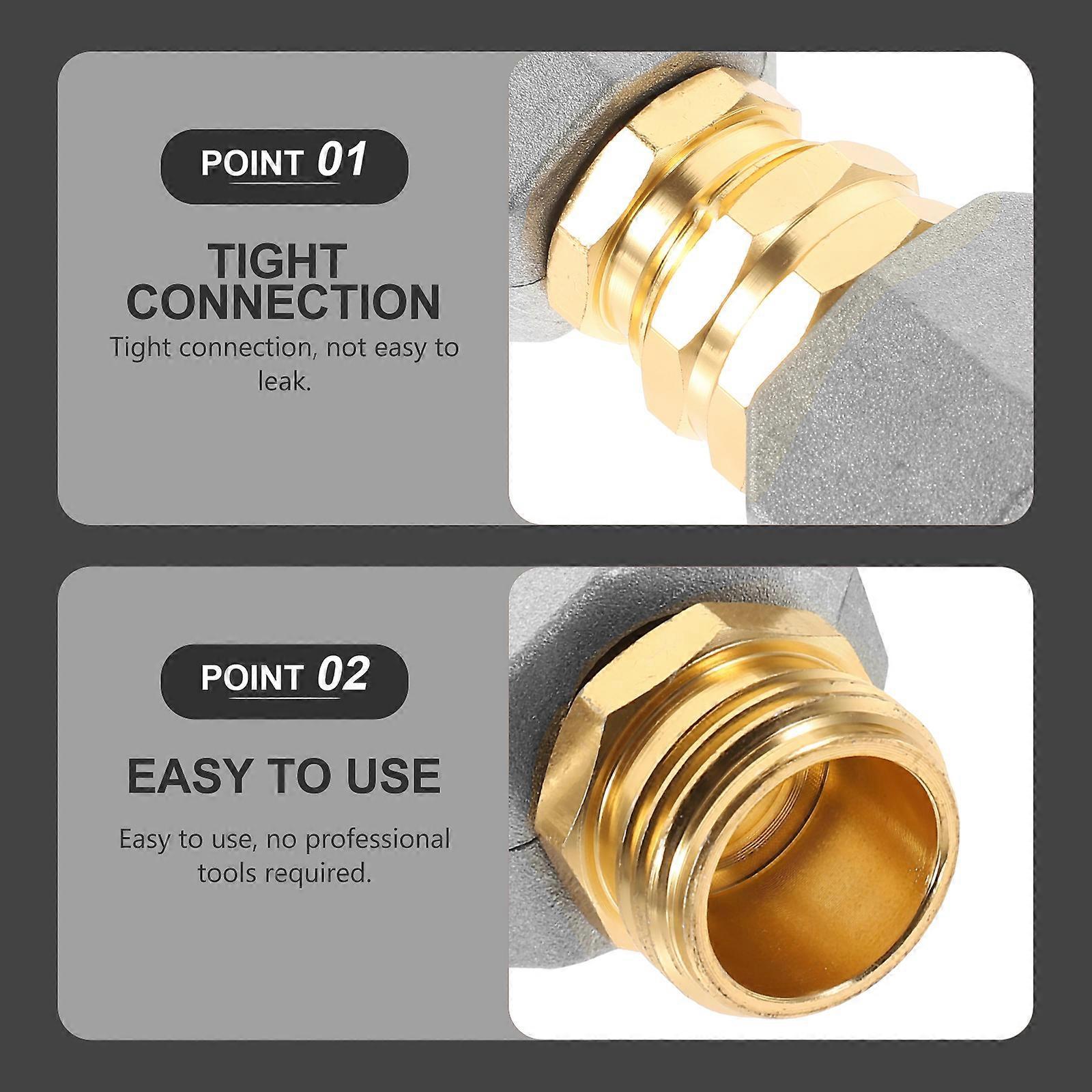 2pcs Garden Hose Repair Kit - Hose Connectors and End Replacement Fittings Set - Image 3