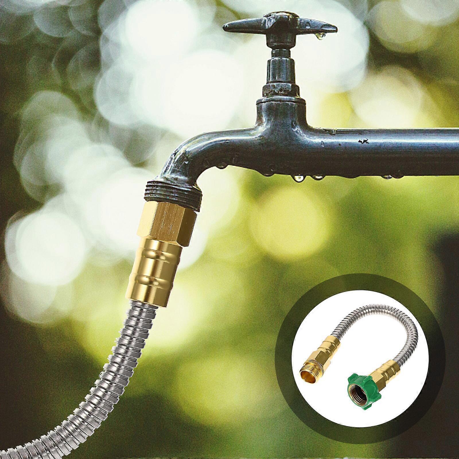 Sprinkler Hose Extender - 1ft Garden Water Hose Connector for Outdoor Faucet Adapter - Image 2