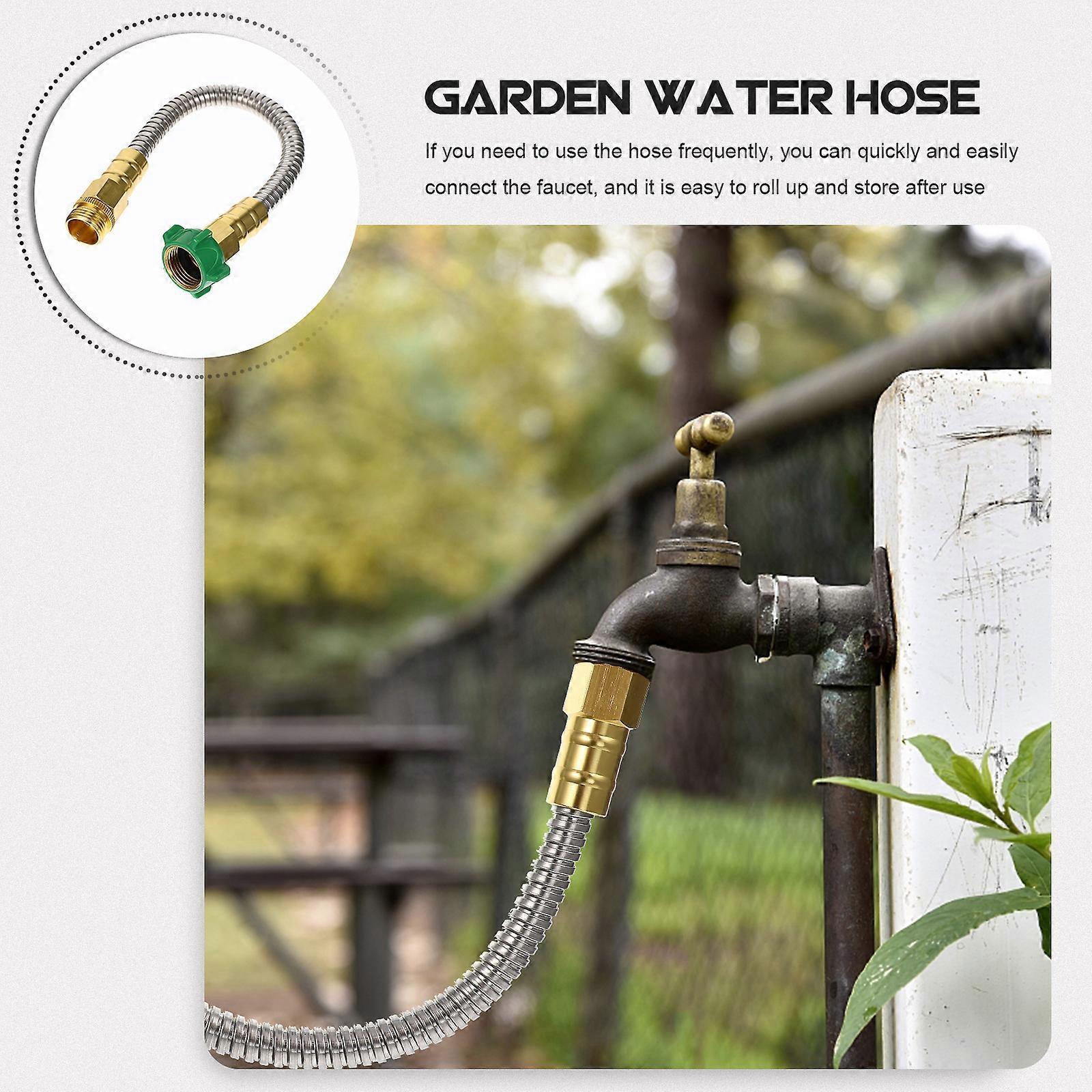 Sprinkler Hose Extender - 1ft Garden Water Hose Connector for Outdoor Faucet Adapter - Image 3