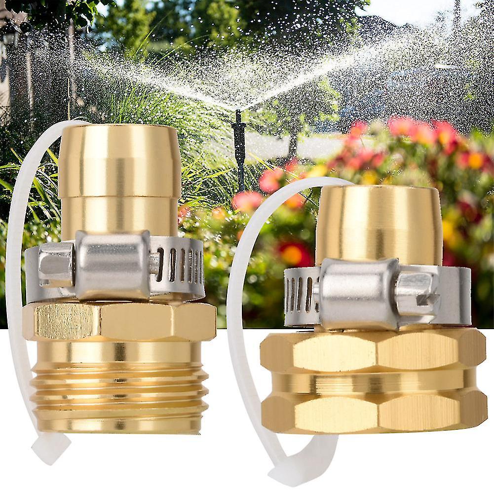 Garden Hose Quick Connect Set - Water Hose Fittings for Fast Attachment - Image 1