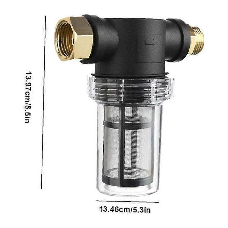 Garden Hose Sediment Filter - Water Filter for Pressure Washer Garden Hose Inlet - Image 2