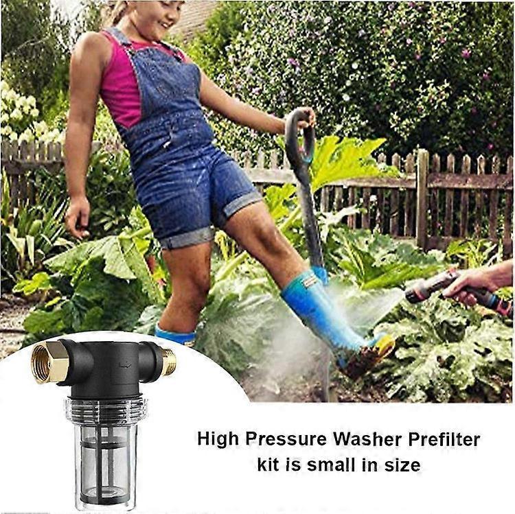 Garden Hose Sediment Filter - Water Filter for Pressure Washer Garden Hose Inlet - Image 4