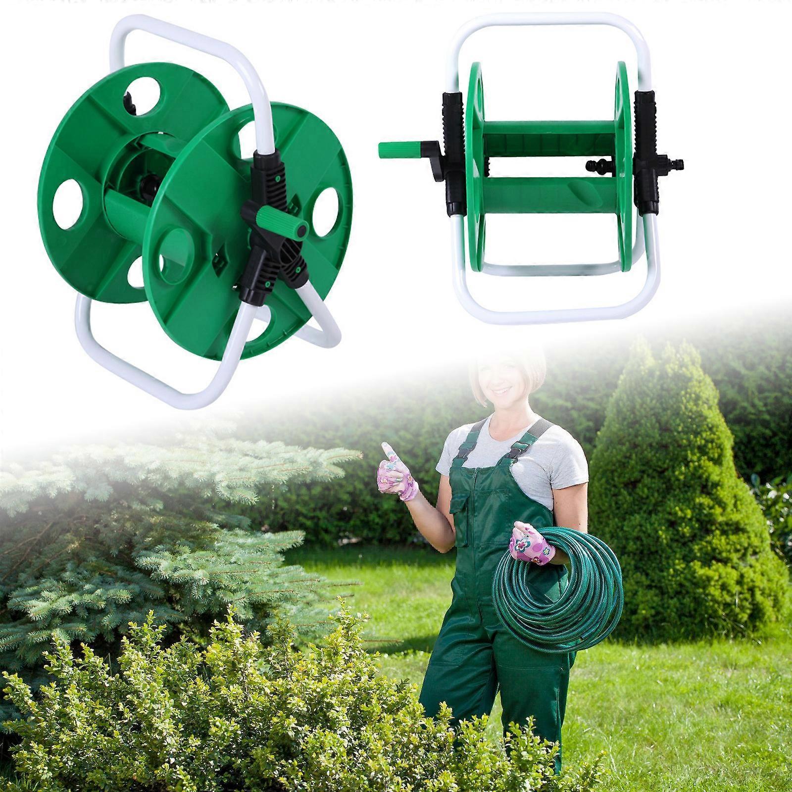 Heavy Duty Hose Reel Cart - Multifunction Garden Hose Organizer with Wheels - Image 2