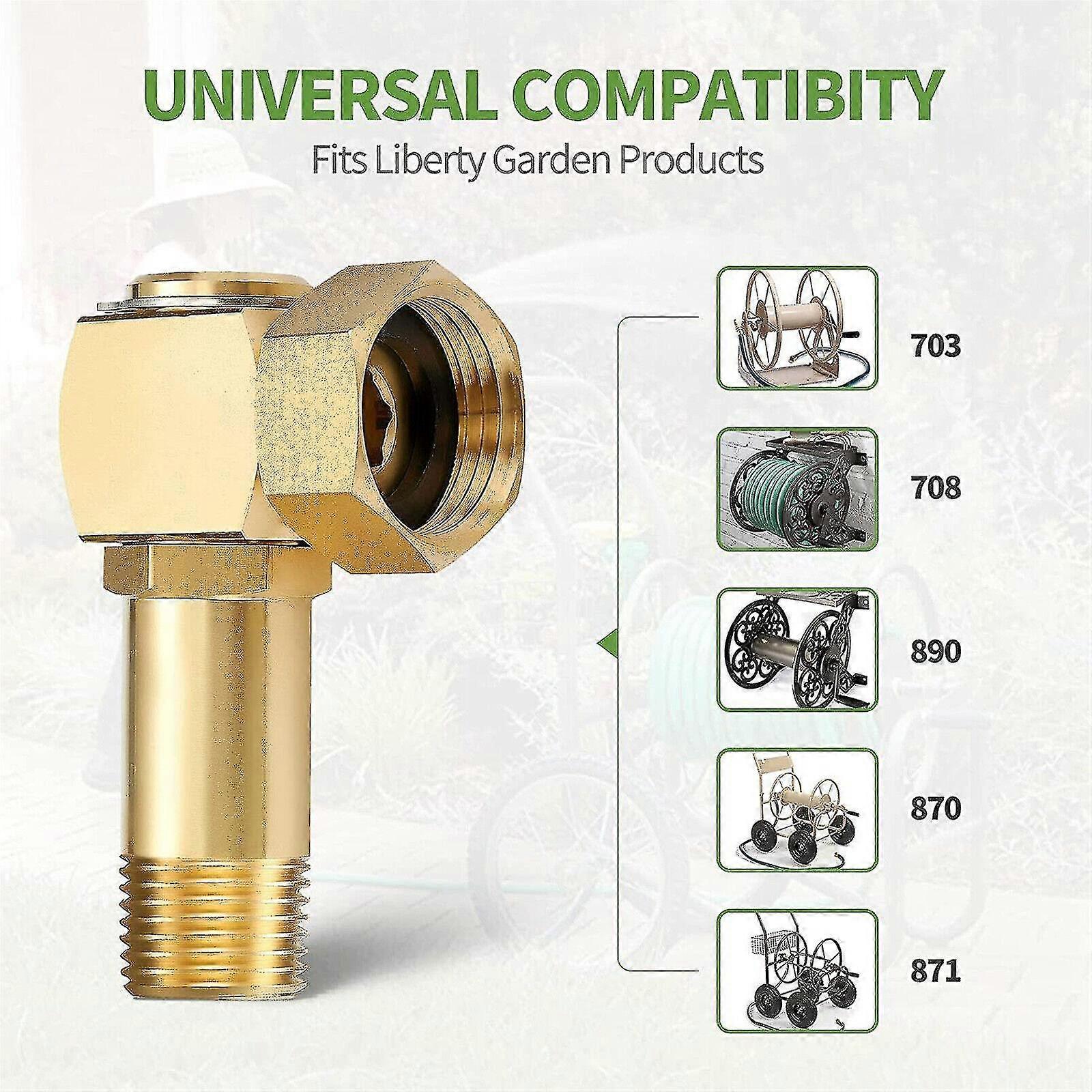 Universal Garden Hose Adapter - Connector for Faucets, Taps, or Hose Splitters - Image 2