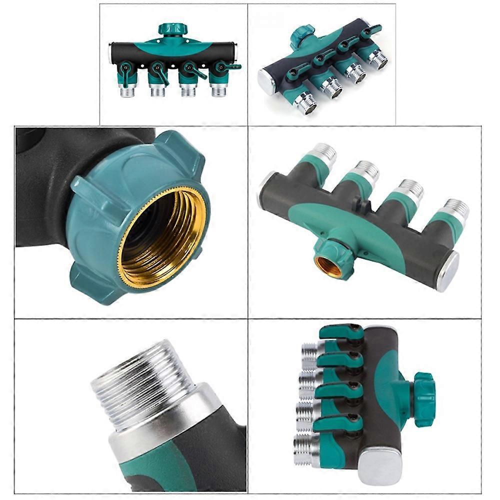Water Hose Splitter - 2-Way Hose Manifold with Leak-Proof Connector Valves - Image 3