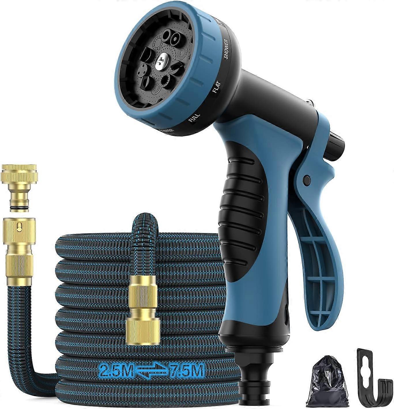 7.5m Garden Hose - Flexible Water Hose for Outdoor Garden Lawn Use - Image 1