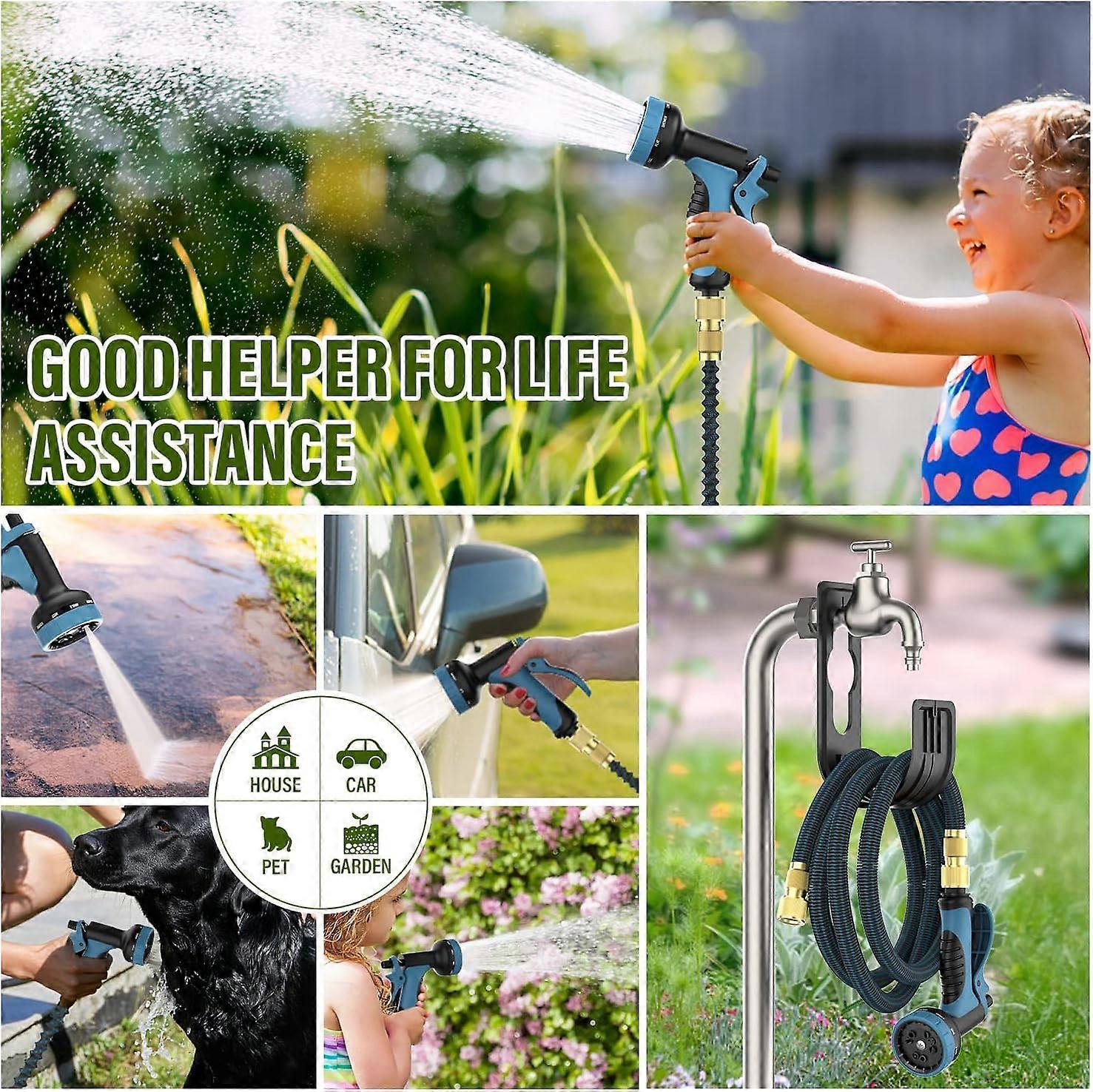 7.5m Garden Hose - Flexible Water Hose for Outdoor Garden Lawn Use - Image 2
