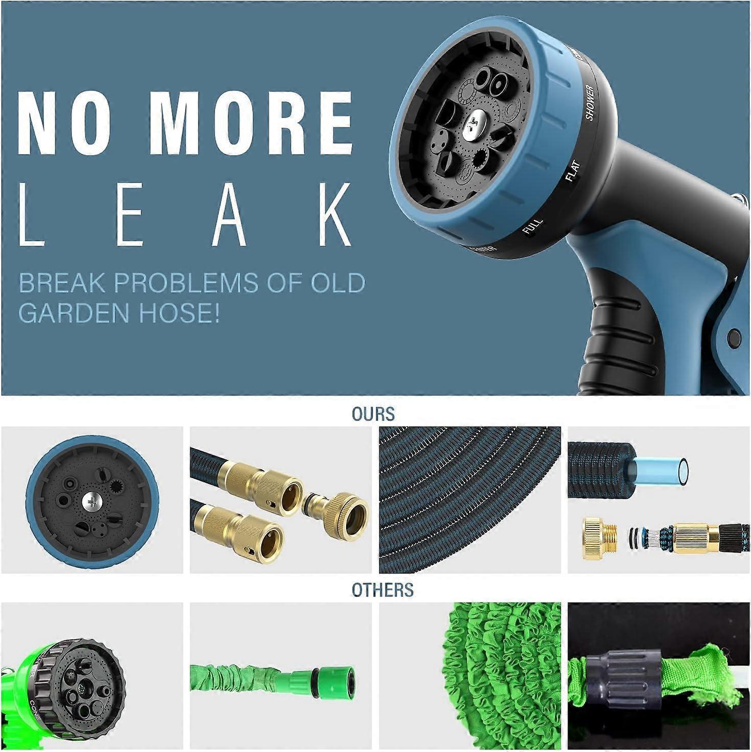 7.5m Garden Hose - Flexible Water Hose for Outdoor Garden Lawn Use - Image 4