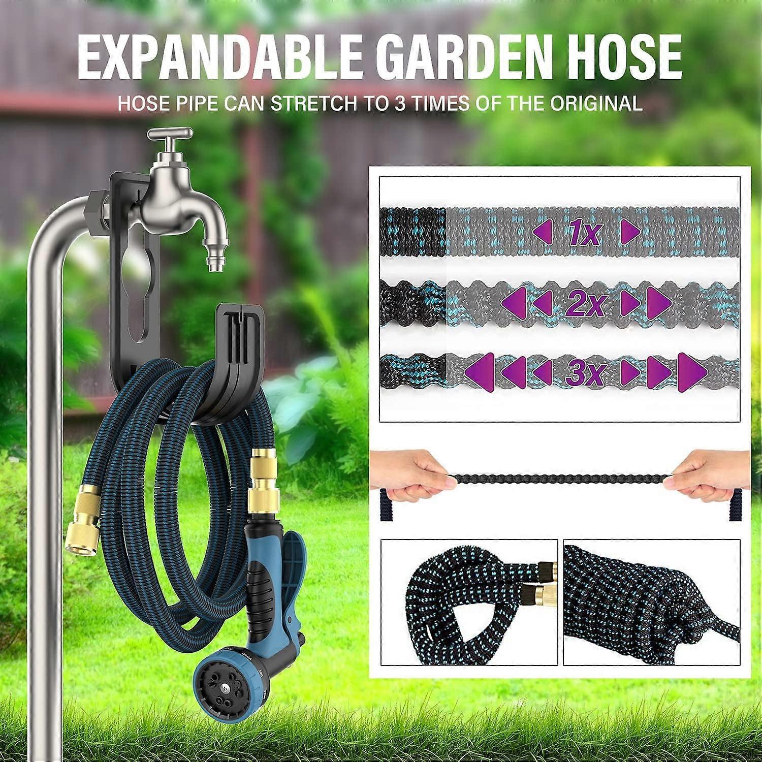 7.5m Garden Hose - Flexible Water Hose for Outdoor Garden Lawn Use - Image 5