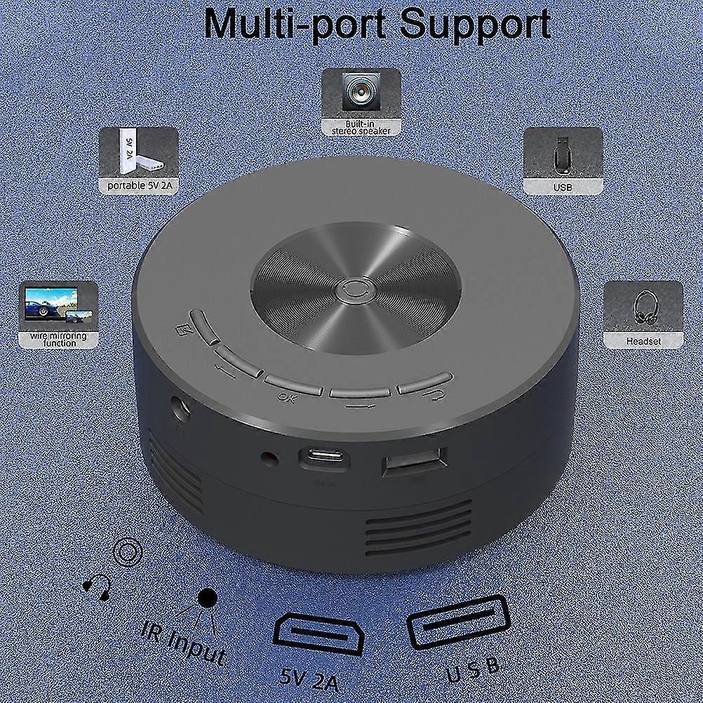Babies Projector - Portable LED Projector for Home opera, Camping, and Entertainment - Image 2