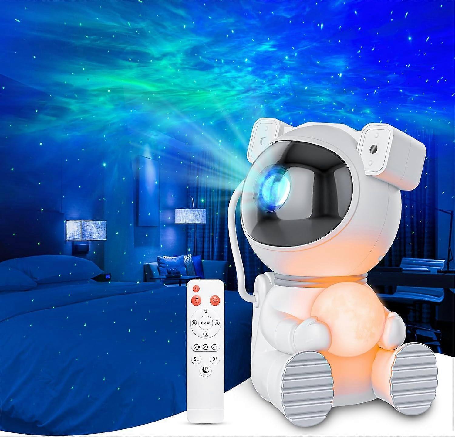 Astronaut Star Projector - Starry Sky Projector with Timer and Remote - Image 1