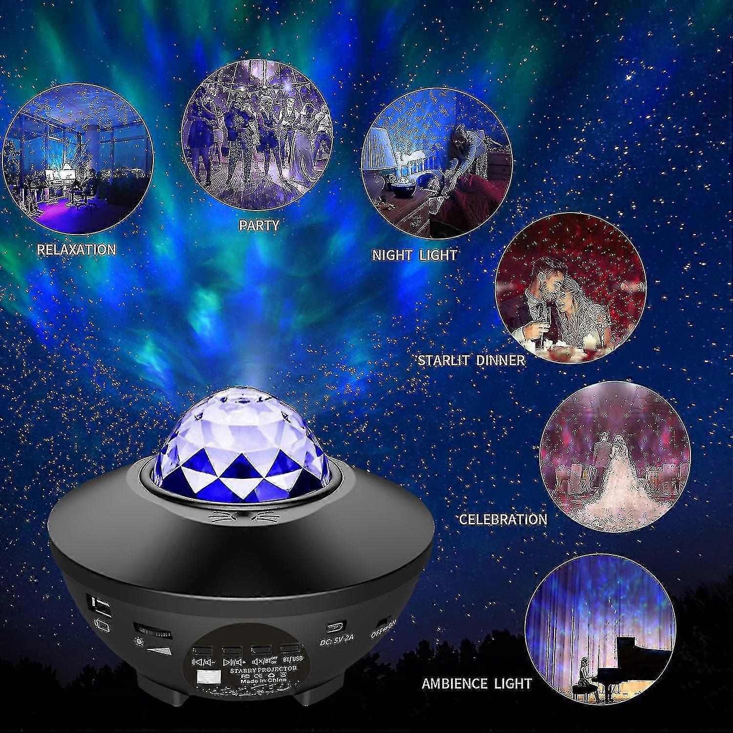 Star Projector for Bedrooms - Starlight Galaxy Light with Adjustable Modes - Image 5
