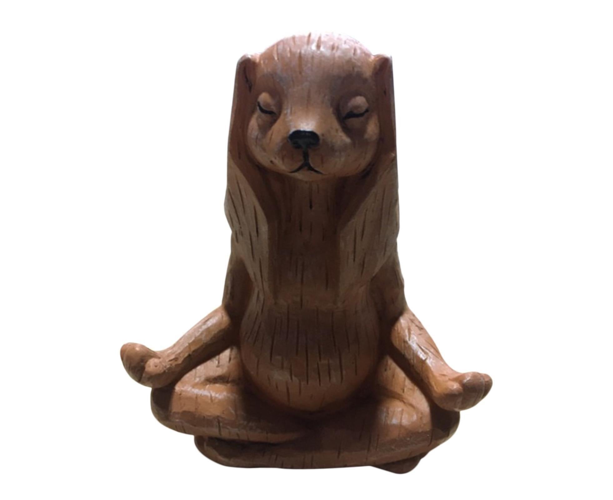 Figurine Rabbit Mold Home Decor Resin Easter Thanksgiving Small Statue for Office - Image 2