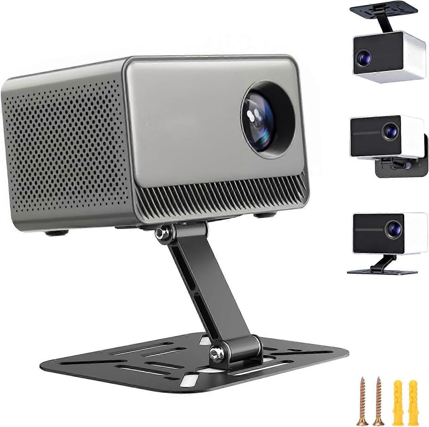 Foldable Projector Stand - 3-in-1 Desktop or Ceiling Mount for Mini Projectors - Image 1