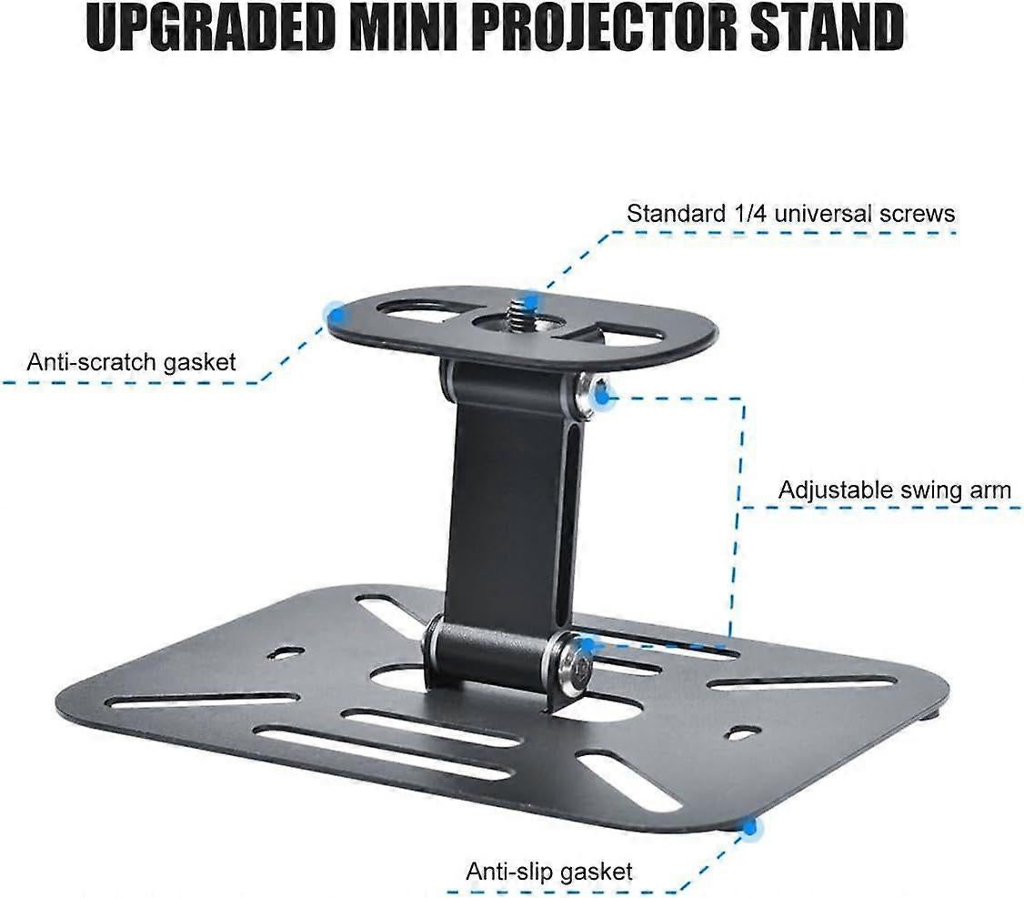 Foldable Projector Stand - 3-in-1 Desktop or Ceiling Mount for Mini Projectors - Image 2