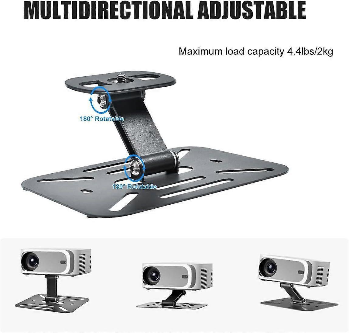 Foldable Projector Stand - 3-in-1 Desktop or Ceiling Mount for Mini Projectors - Image 3