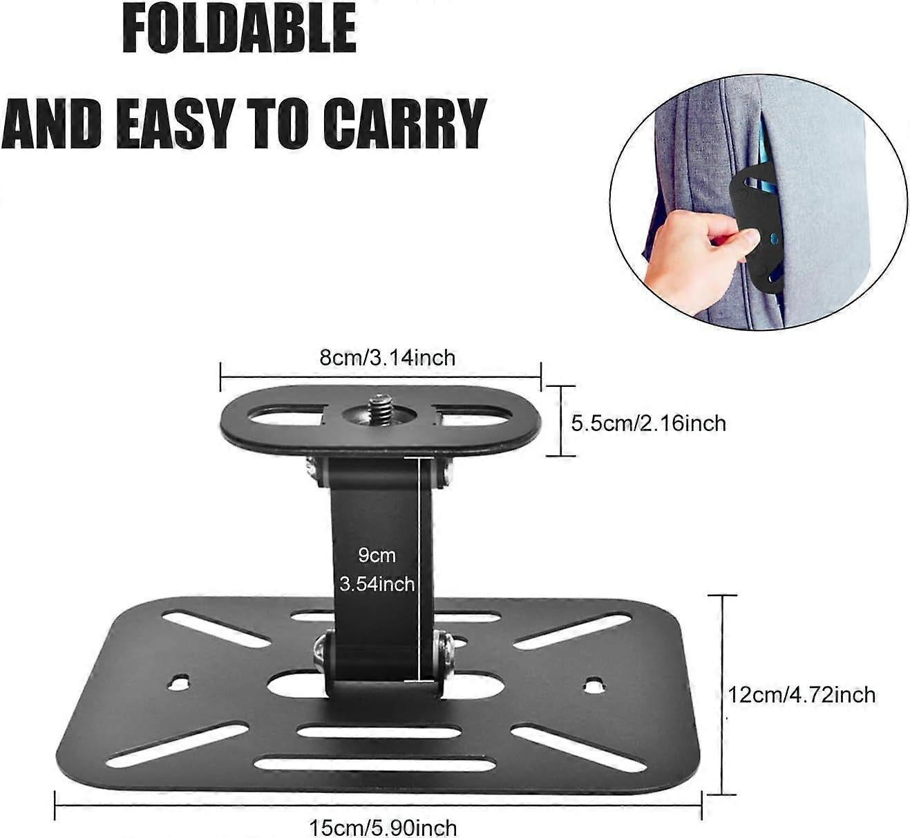 Foldable Projector Stand - 3-in-1 Desktop or Ceiling Mount for Mini Projectors - Image 4