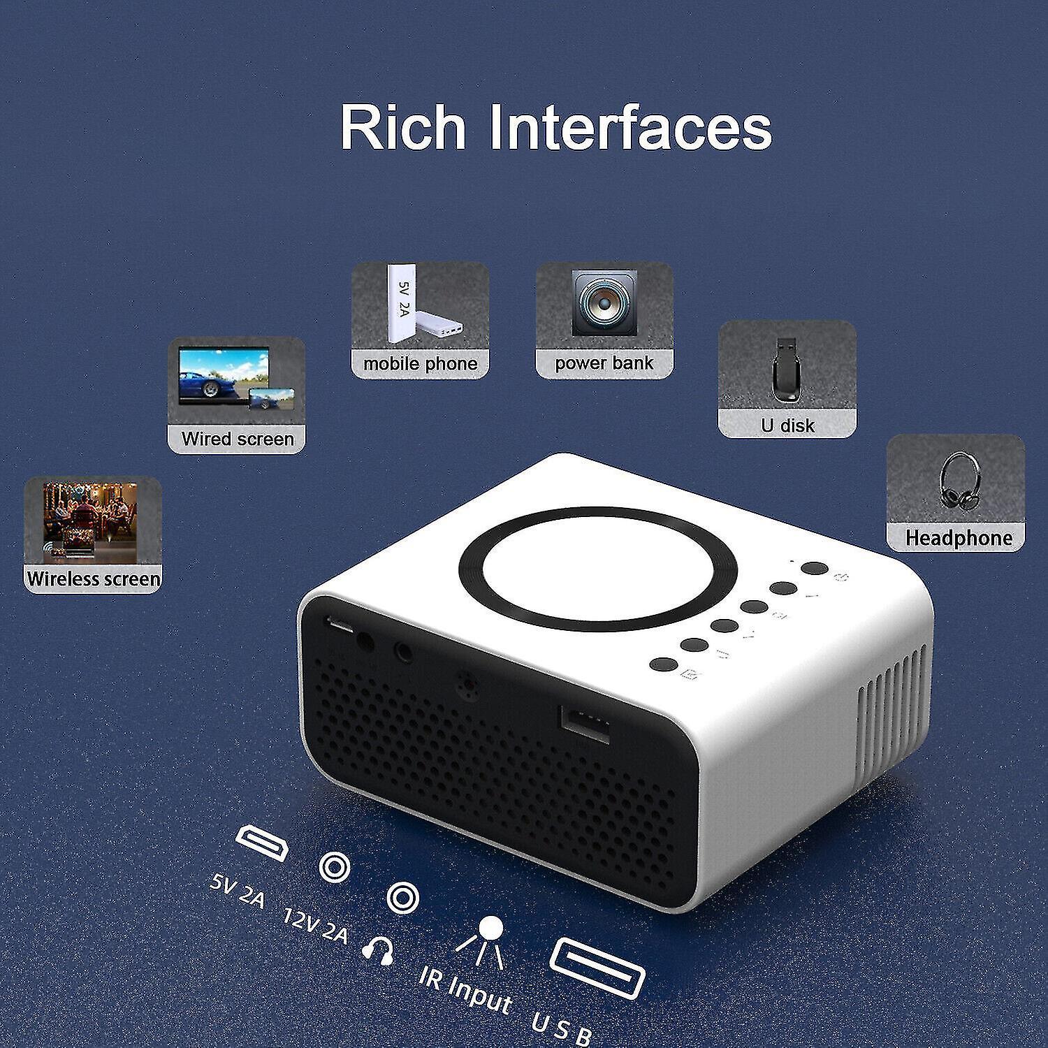 3000 Lumens Mini 4K Projector - Portable Home Cinema Projector - Image 5