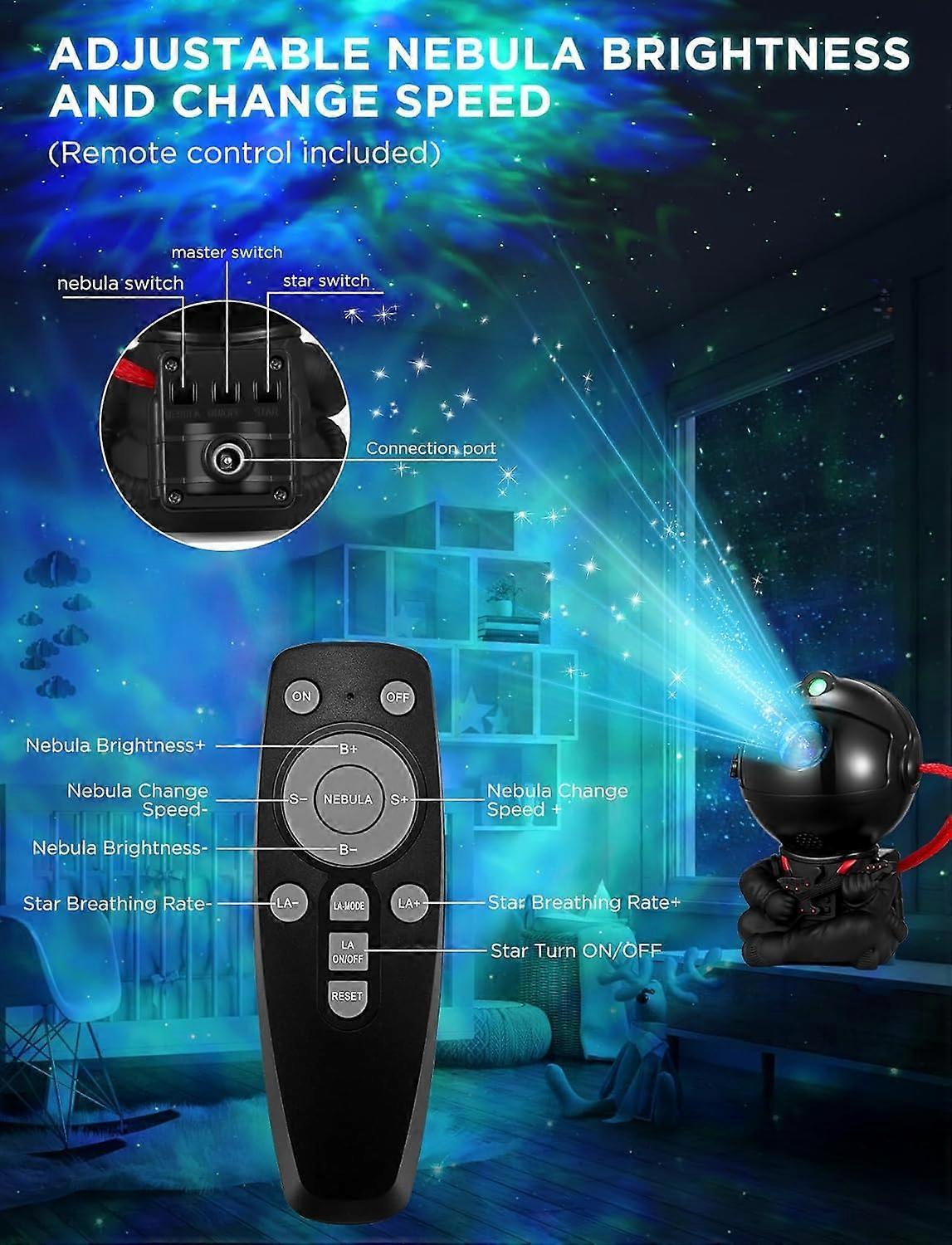 Space Astronaut Projector - Nebula Modes Galaxy Projector with Remote Control - Image 3