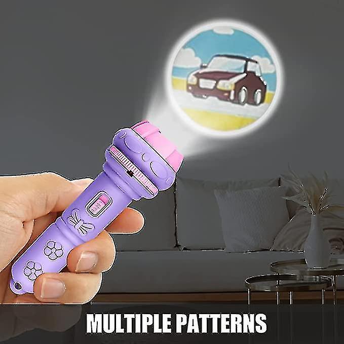 2-in-1 Flashlight Slide Projector with 32 Image Patterns, Battery Operated Torch - Image 4