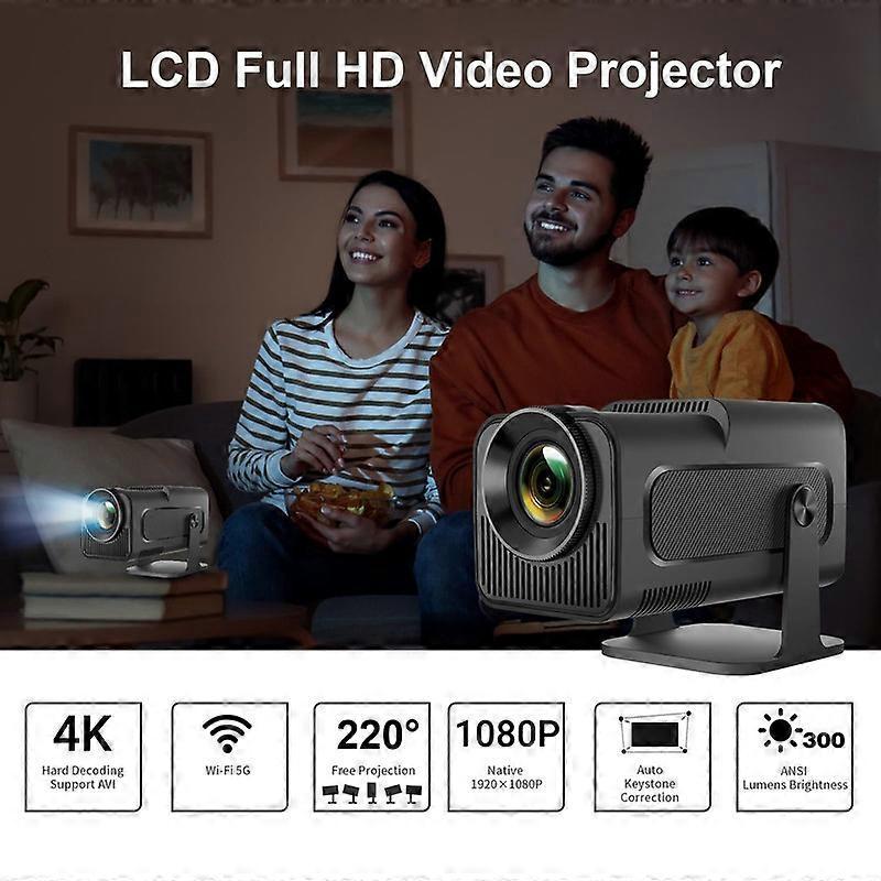 Mini Home Cinema Projector, Native 1080P, 4K Supported - Image 2