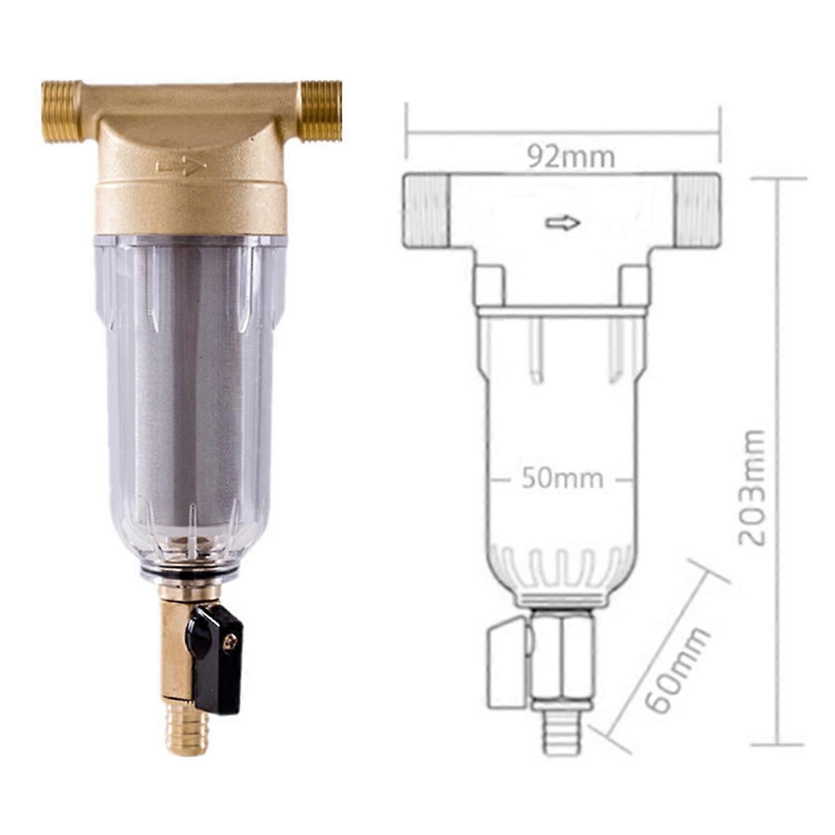 Reusable Sediment Water Filter Pre-Filter for Well Water Pipes - Image 4